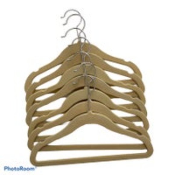 Velvet Chartreuse Kids Hangers 12 pcs - Picture 3 of 3